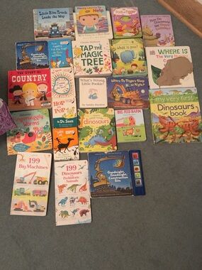 Assorted Kids Board Books Collection - Colorful Picture Books for Toddlers